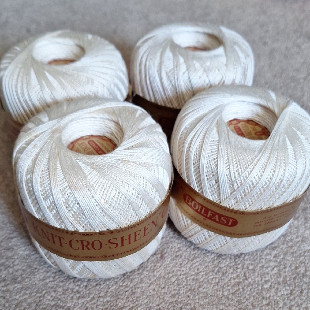 Knit-Cro-Sheen Crochet Thread Set